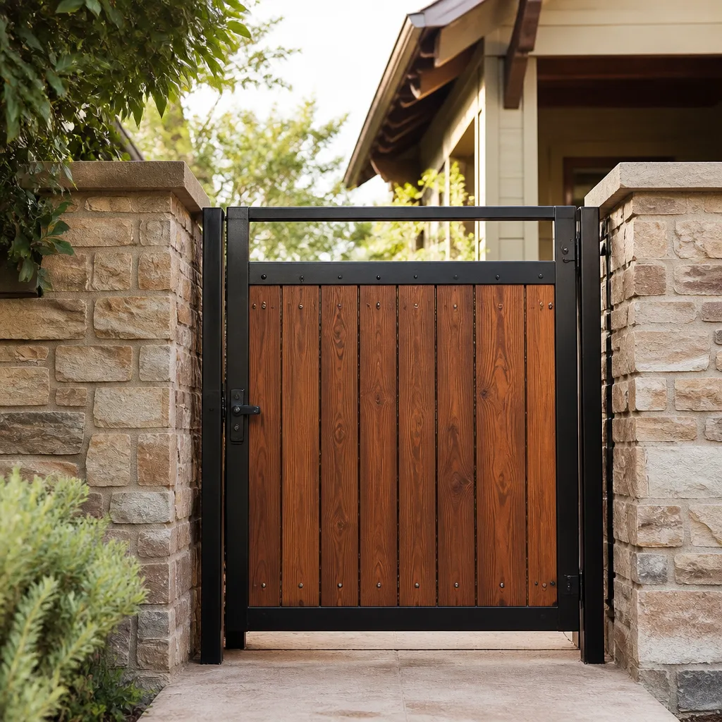 Wood & steel frame